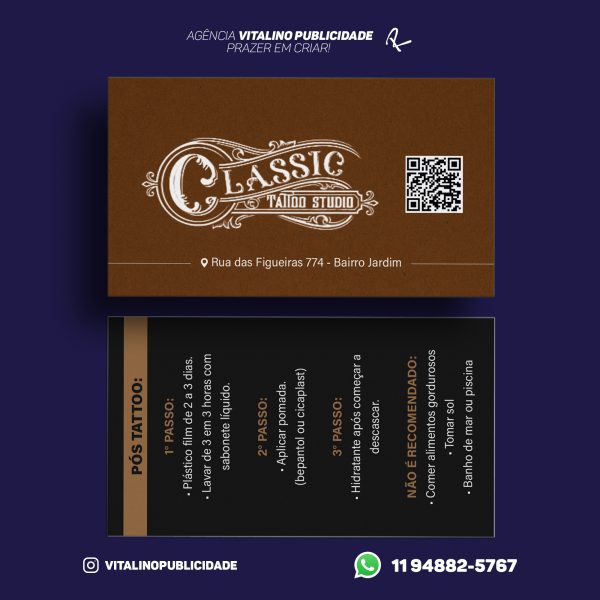 Cartões de Visita Personalizados Criação da Arte Grátis - Imagem 4