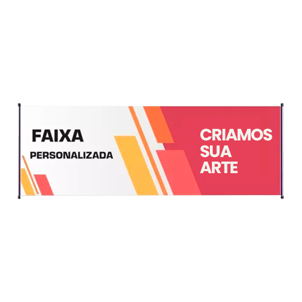 Faixa em Lona Criação da Arte Grátis